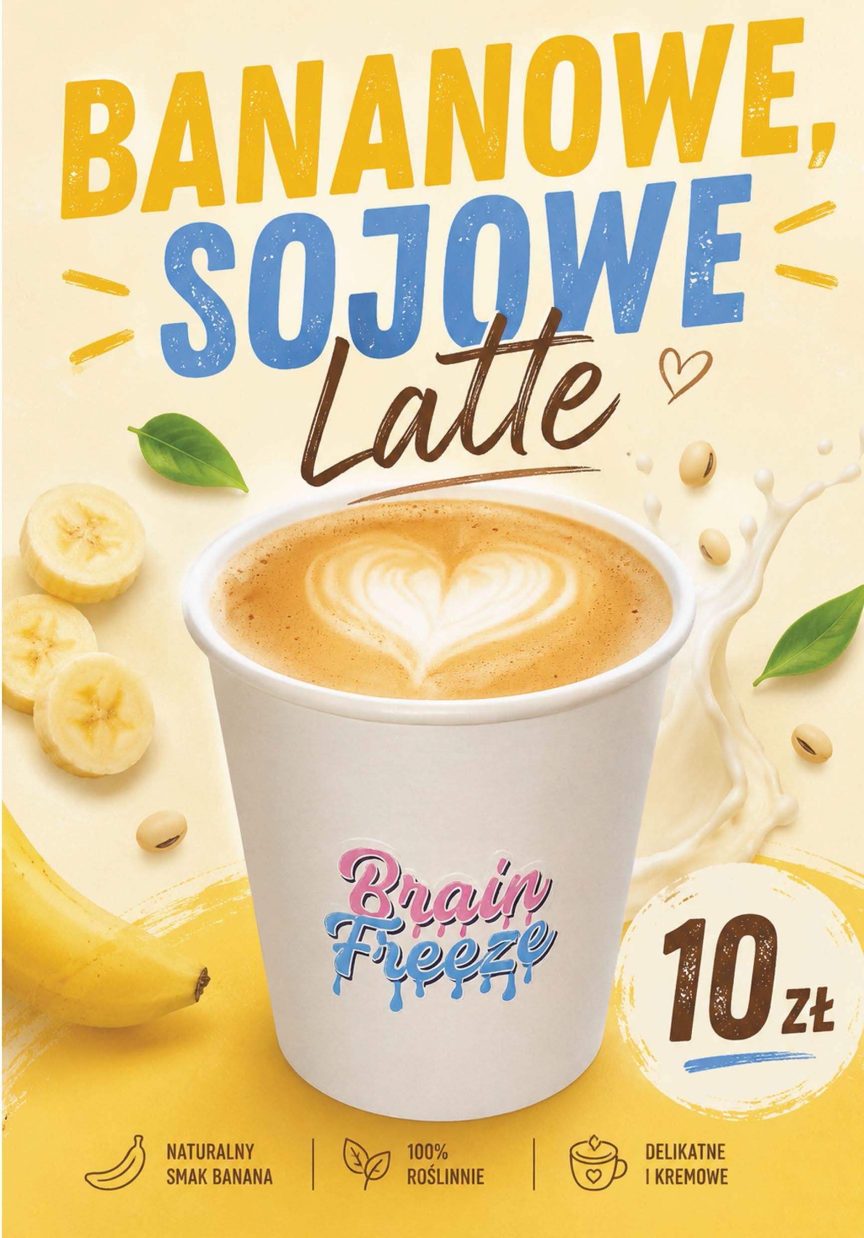 Bananowe-sojowe latte